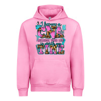 Fuchsia Pink i became a cna because your life is worth my time Urban Hoodie - AdoDesignShop