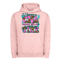Pigment Salmon i became a cna because your life is worth my time Urban Hoodie - AdoDesignShop