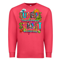 Cardinal sunrise sunburn sunset repeat Premium Sweatshirt - RanaPortraitStore
