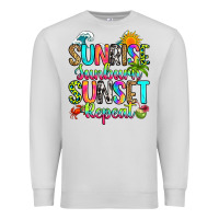 Dove Grey sunrise sunburn sunset repeat Premium Sweatshirt - RanaPortraitStore