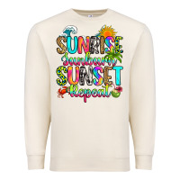 Sandshell sunrise sunburn sunset repeat Premium Sweatshirt - RanaPortraitStore
