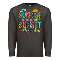 Smoke sunrise sunburn sunset repeat Premium Sweatshirt - RanaPortraitStore