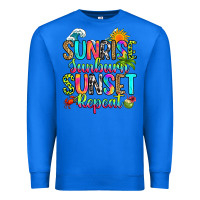 True Royal sunrise sunburn sunset repeat Premium Sweatshirt - RanaPortraitStore