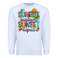 White sunrise sunburn sunset repeat Premium Sweatshirt - RanaPortraitStore