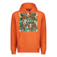 Carrot charolais cow and sunflowers seamless pattern Premium Hoodie - HRA Design Shop