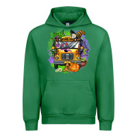 Emerald halloween school bus Urban Hoodie - AdoDesignShop