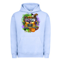 Pigment Grape Ice halloween school bus Urban Hoodie - AdoDesignShop
