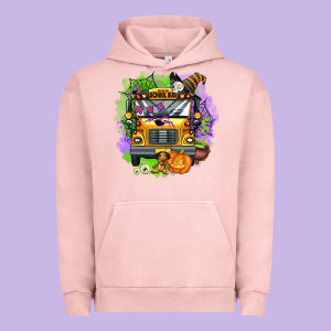 Halloween School Bus Urban Hoodie Designed By Adodesignshop