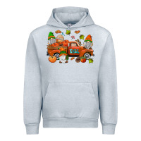 Heather Grey fall gnomes truck Urban Hoodie - AdoDesignShop