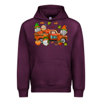 Mauve Wine fall gnomes truck Urban Hoodie - AdoDesignShop