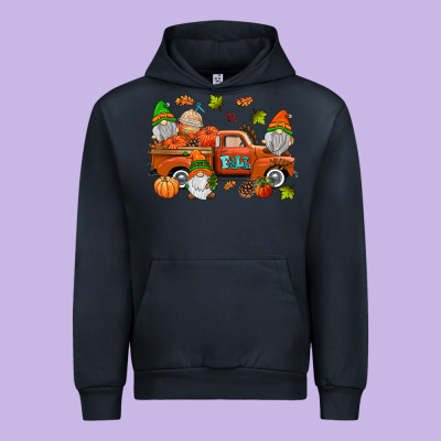 Fall Gnomes Truck Urban Hoodie Designed By Adodesignshop