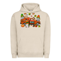 Pigment French Oak fall gnomes truck Urban Hoodie - AdoDesignShop