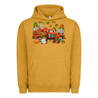 Pigment Peanut Butter fall gnomes truck Urban Hoodie - AdoDesignShop