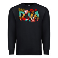 Black diva Premium Sweatshirt - RanaPortraitStore
