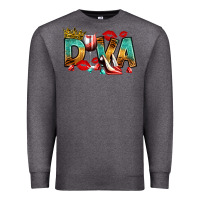 Charcoal Heather diva Premium Sweatshirt - RanaPortraitStore