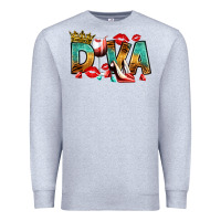 Heather Grey diva Premium Sweatshirt - RanaPortraitStore
