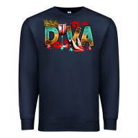Navy diva Premium Sweatshirt - RanaPortraitStore
