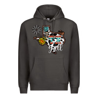 Smoke tx yall western Premium Hoodie - CowhideDigitalArt