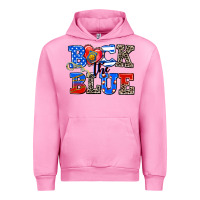 Fuchsia Pink back the blue Urban Hoodie - AdoDesignShop