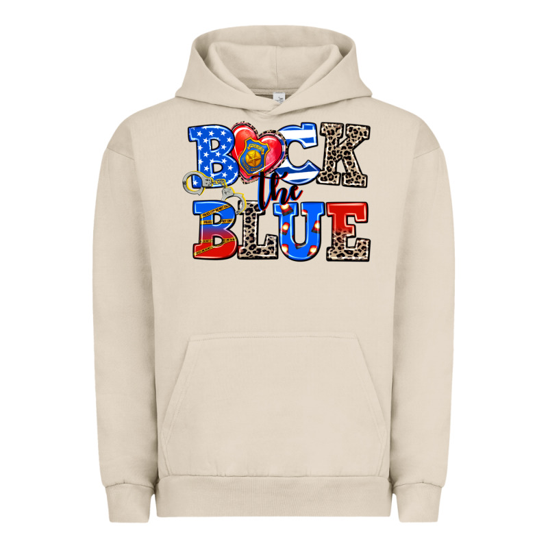 Back The Blue Urban Hoodie by AdoDesignShop | Teevron