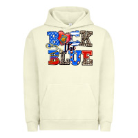 Pigment Pistachio back the blue Urban Hoodie - AdoDesignShop