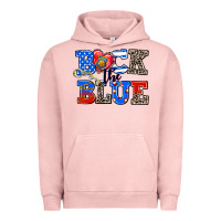 Pigment Salmon back the blue Urban Hoodie - AdoDesignShop