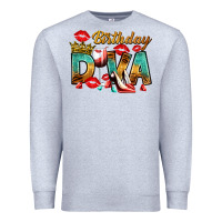 Heather Grey birthday diva Premium Sweatshirt - RanaPortraitStore