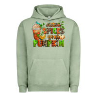 Pigment Oil Green whatever spices your pumpkin Urban Hoodie - AdoDesignShop