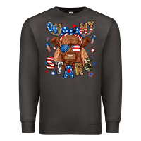 Smoke oh my stars highland cow Premium Sweatshirt - RanaPortraitStore