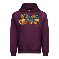 Mauve Wine teaching little pumpkins Urban Hoodie - AdoDesignShop