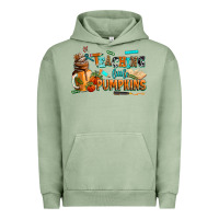 Pigment Oil Green teaching little pumpkins Urban Hoodie - AdoDesignShop