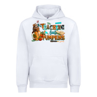 White teaching little pumpkins Urban Hoodie - AdoDesignShop