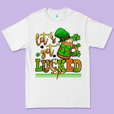 Lets Get Lucked Up St Patricks Premium Tee Designed By Lillyallendesigns