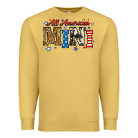 Antique Gold all american mini Premium Sweatshirt - RanaPortraitStore