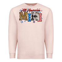 Pale Pink all american mini Premium Sweatshirt - RanaPortraitStore