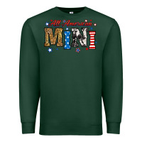 Sports Green all american mini Premium Sweatshirt - RanaPortraitStore