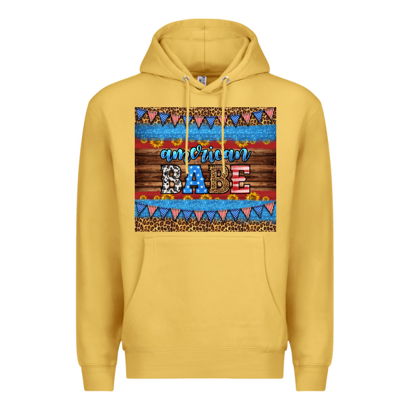 American Babe Tumbler Premium Hoodie by HRA Design Shop | Teevron