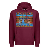 Burgundy american babe tumbler Premium Hoodie - HRA Design Shop