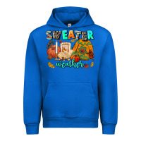 Cobalt pumpkın Spıce Urban Hoodie - AdoDesignShop