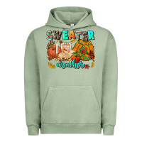 Pigment Oil Green pumpkın Spıce Urban Hoodie - AdoDesignShop