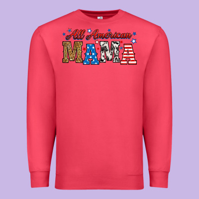Premium Sweatshirt all american mama