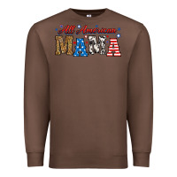 Chestnut all american mama Premium Sweatshirt - RanaPortraitStore