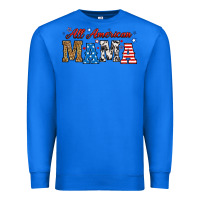 True Royal all american mama Premium Sweatshirt - RanaPortraitStore