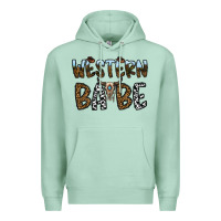 Seafoam western babe Premium Hoodie - CowhideDigitalArt