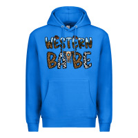 True Royal western babe Premium Hoodie - CowhideDigitalArt