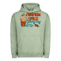 Pigment Oil Green pumpkin spice living my best life Urban Hoodie - AdoDesignShop