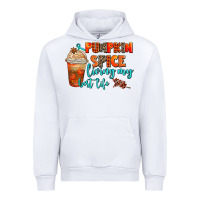 White pumpkin spice living my best life Urban Hoodie - AdoDesignShop