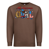 Chestnut all american girl Premium Sweatshirt - RanaPortraitStore