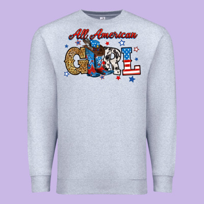 Premium Sweatshirt all american girl