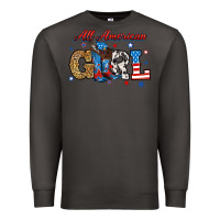 Smoke all american girl Premium Sweatshirt - RanaPortraitStore